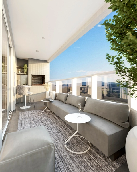 Apartamento no Edifício Duo na Praia Brava: 2ª foto da galeria de imagens do imóvel