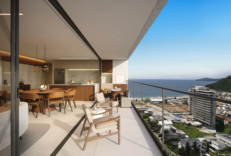Apartamento no Edifício Aria na Praia Brava em Itajaí: 2ª foto da galeria de imagens do imóvel