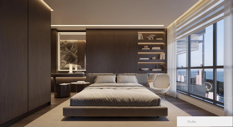 Apartamento no Ed. Luminare em Balneário Camboriú: 2ª foto da galeria de imagens do imóvel