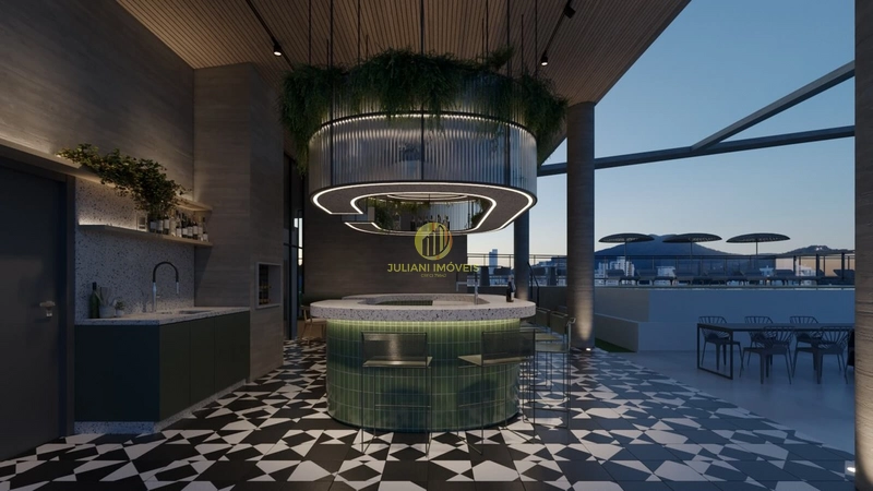Apartamento studio no centro de Itajaí no Ed. Downtown: 2ª foto da galeria de imagens do imóvel