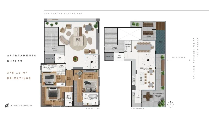 Apartamento Duplex na Praia Brava em Itajaí: 11ª foto da galeria de imagens do imóvel