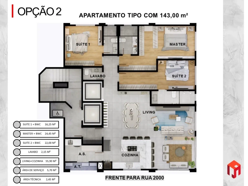Apartamento no centro de Balneário Camboriú: 1ª foto da galeria de imagens do imóvel