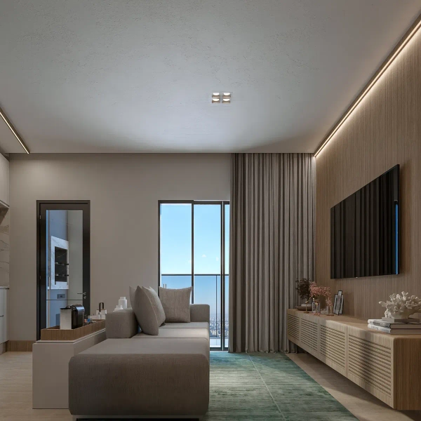 Apartamento no Edifício Atman no centro de Itajaí: 3ª foto da galeria de imagens do imóvel