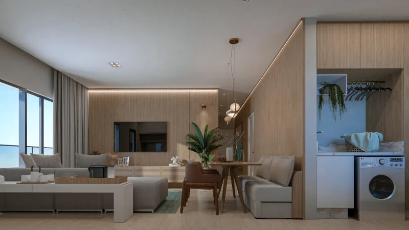 Apartamento no Edifício Atman no centro de Itajaí: 5ª foto da galeria de imagens do imóvel