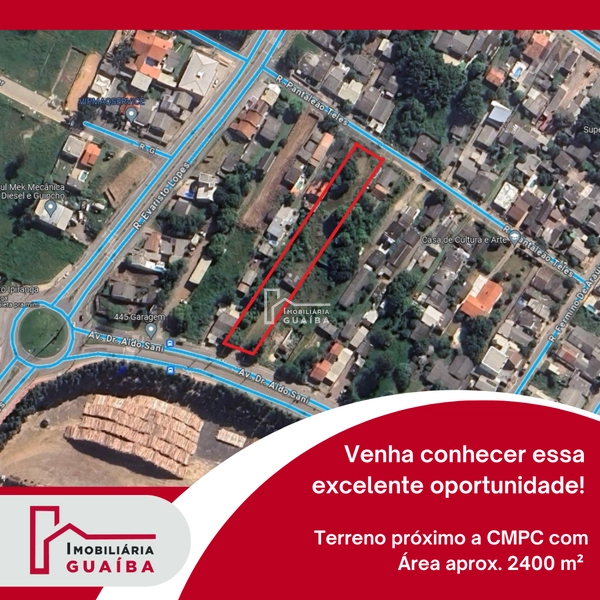 Terreno  amplo e bem localizado. Exclusividade Imobiliária Guaíba!: 1ª foto da galeria de imagens do imóvel