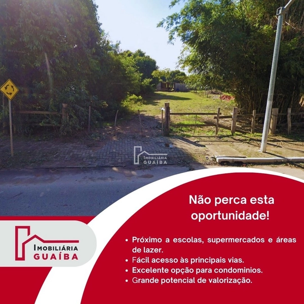 Terreno  amplo e bem localizado. Exclusividade Imobiliária Guaíba!: 3ª foto da galeria de imagens do imóvel