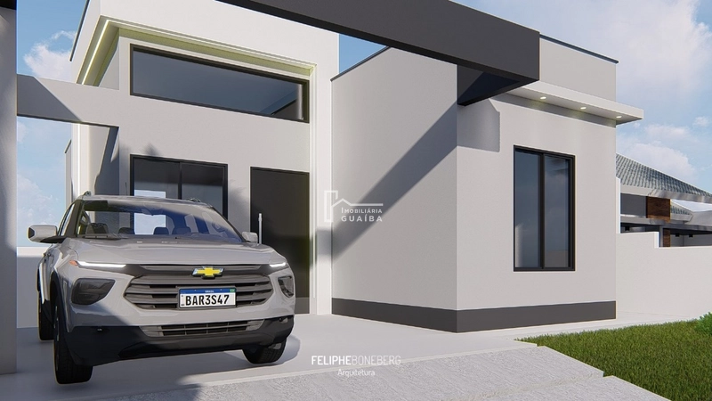 casa nova com 3 dormitórios sendo 1 suíte: 1ª foto da galeria de imagens do imóvel