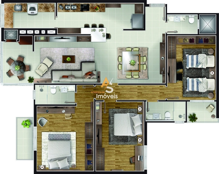 APARTAMENTO DE 3 DORMITÓRIOS EM NOVA PETRÓPOLIS!!!: 13ª foto da galeria de imagens do imóvel