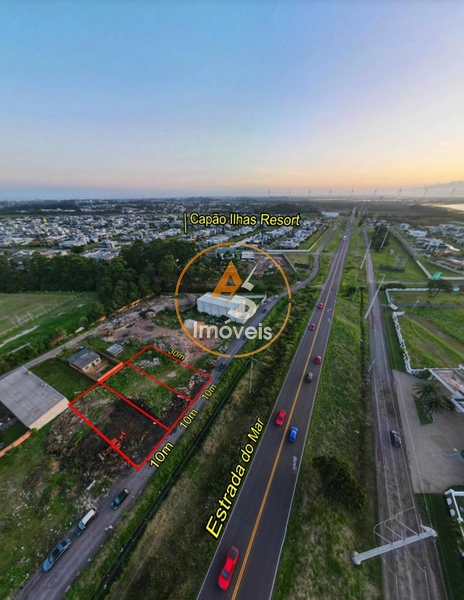 3 LOTES MEDINDO 10X30 DE FRENTE PARA A ESTRADA DO MAR!!!: 1ª foto da galeria de imagens do imóvel