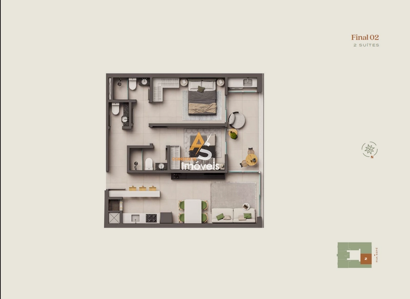 RES. BARCELONA EM LANÇAMENTO - C/ ENTRADA E SALDO EM 60X: 38ª foto da galeria de imagens do imóvel