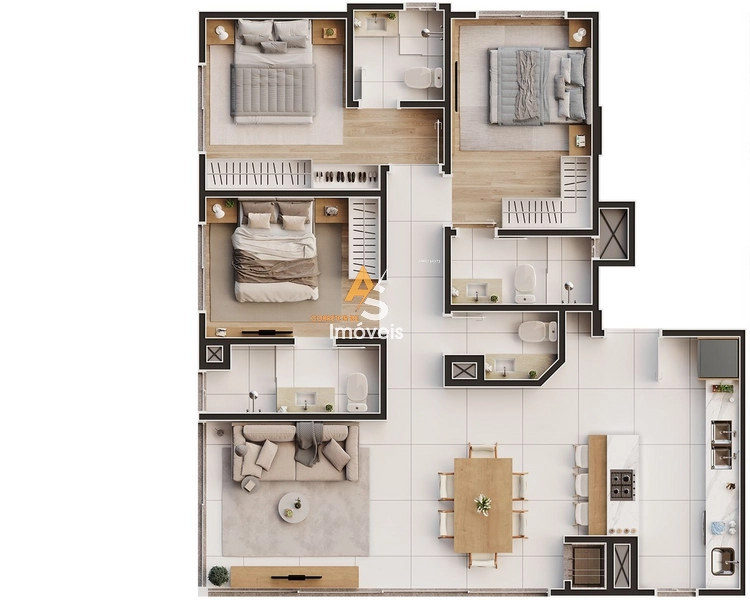 LANÇAMENTO EM CAPÃO DA CANOA - RESIDENCIAL TREND: 10ª foto da galeria de imagens do imóvel