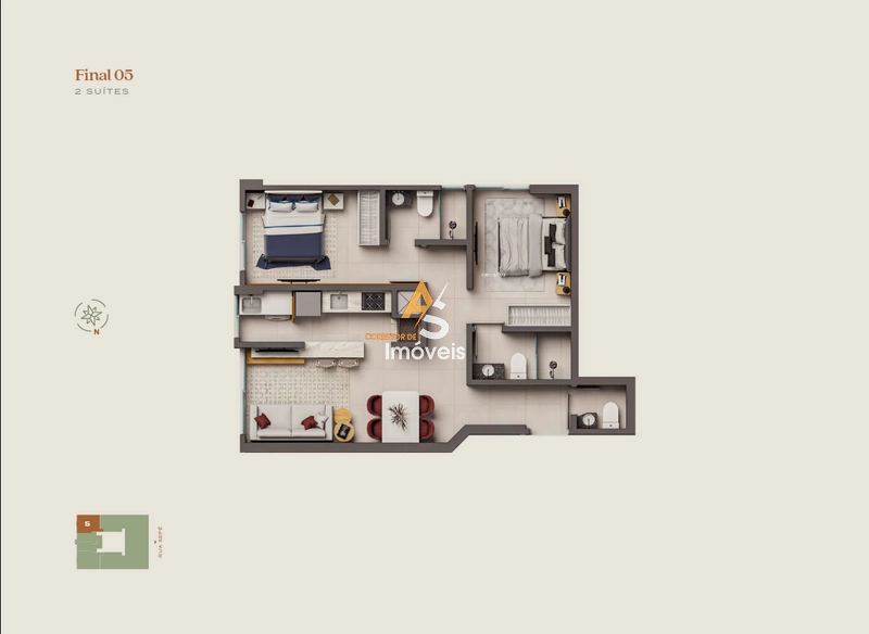 RES. BARCELONA EM LANÇAMENTO - C/ ENTRADA E SALDO EM 60X: 41ª foto da galeria de imagens do imóvel