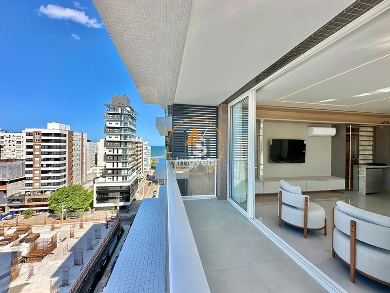 Amplo apartamento de esquina com VISTA MAR - MOBILIADO e DECORADO: 2ª foto da galeria de imagens do imóvel