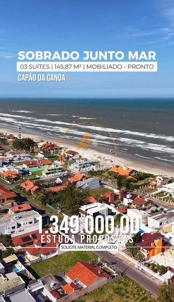 SOBRADO À VENDA EM CAPÃO DA CANOA – PRONTO PARA USO: 4ª foto da galeria de imagens do imóvel