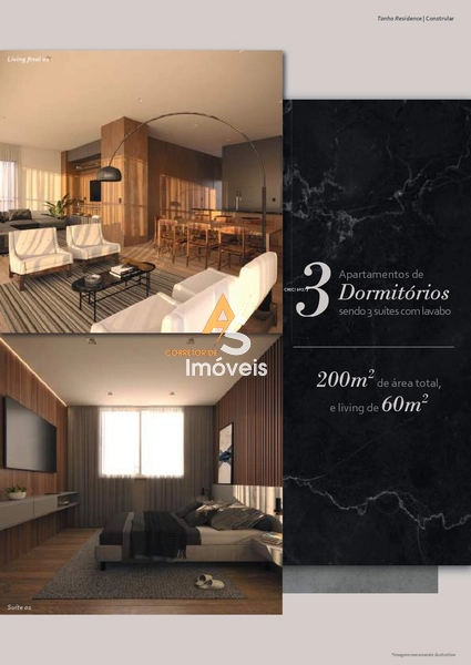 APARTAMENTO DE 3 DORMITÓRIOS NOVO EM CAPÃO DA CANOA!!!: 12ª foto da galeria de imagens do imóvel