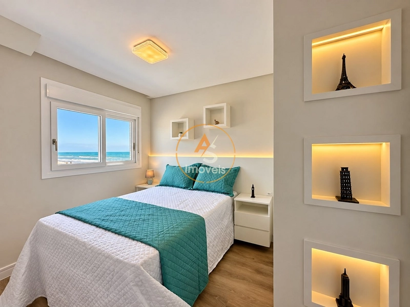 APARTAMENTO À VENDA   VISTA PARA O MAR FRONTAL E DE TODAS AS PEÇAS  LESTE E NORTE MOBILIADO E DECORADO : 16ª foto da galeria de imagens do imóvel