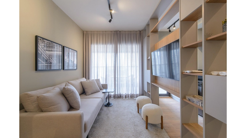 Apartamento 2 dormitórios mobiliado no Jardins: 2ª foto da galeria de imagens do imóvel