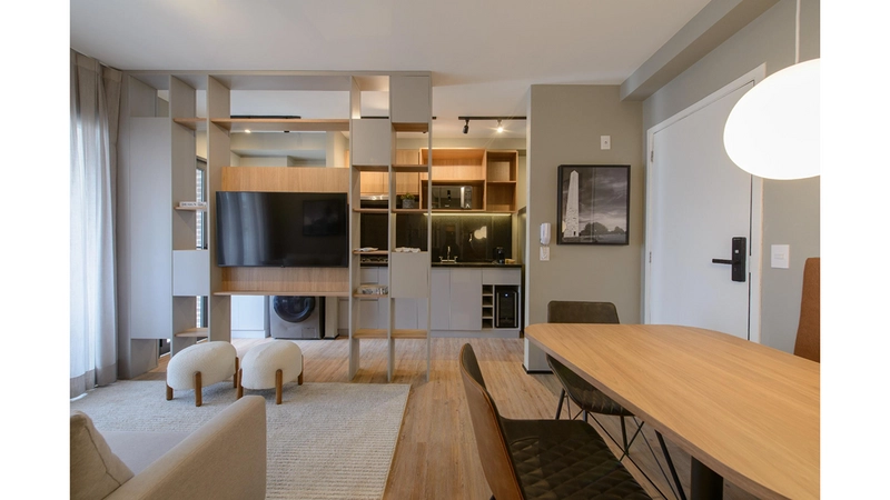 Apartamento 2 dormitórios mobiliado no Jardins: 4ª foto da galeria de imagens do imóvel