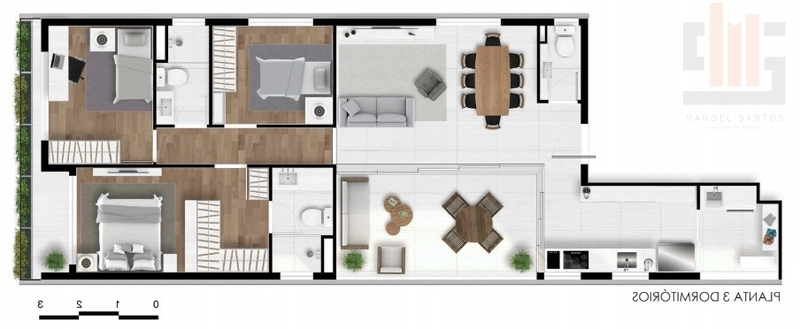 Apartamento 3 dormitórios, próximo ao Metrô Oscar Freire: 7ª foto da galeria de imagens do imóvel
