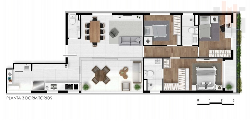 Apartamento 3 dormitórios, próximo ao Metrô Oscar Freire: 8ª foto da galeria de imagens do imóvel