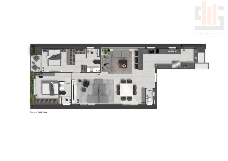 Apartamento 3 dormitórios, próximo ao Metrô Oscar Freire: 26ª foto da galeria de imagens do imóvel
