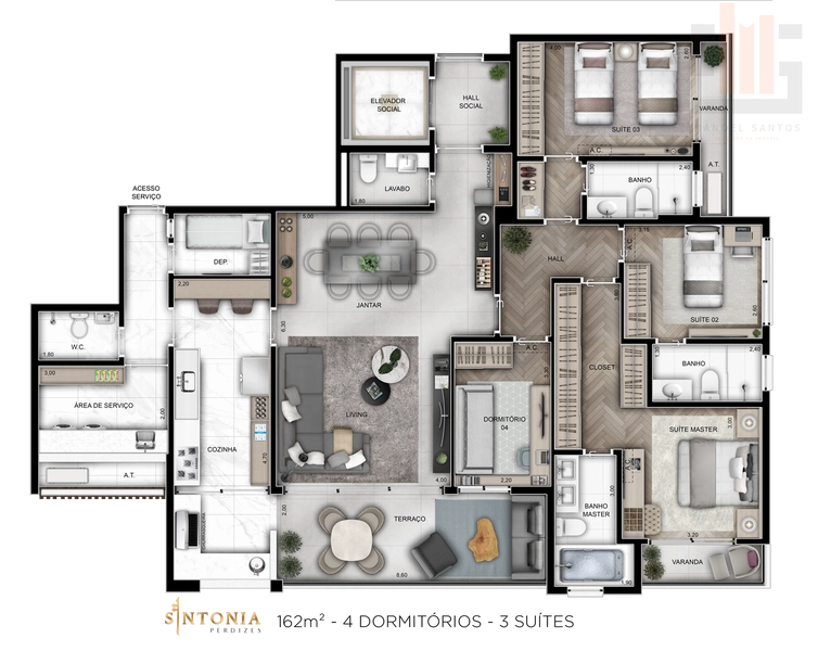 Apartamento 3 dormitórios Perdizes: 82ª foto da galeria de imagens do imóvel