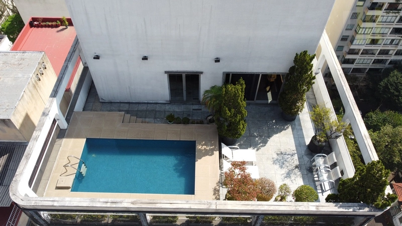 Cobertura com ampla piscina em Higienópolis: 43ª foto da galeria de imagens do imóvel