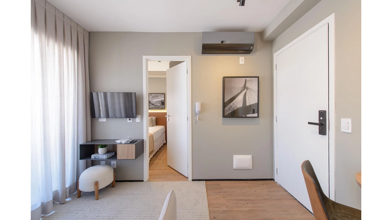 Studio mobiliado no jardins novo: 2ª foto da galeria de imagens do imóvel