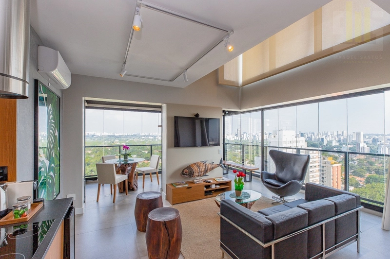 Apartamento em 1 dormitório em Pinheiros, varanda com linda vista: 52ª foto da galeria de imagens do imóvel