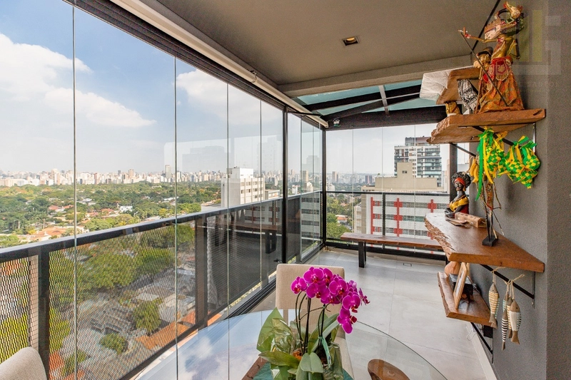Apartamento em 1 dormitório em Pinheiros, varanda com linda vista: 20ª foto da galeria de imagens do imóvel