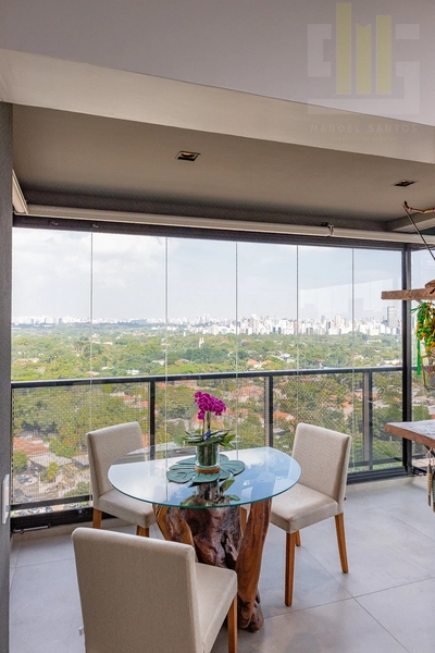 Apartamento em 1 dormitório em Pinheiros, varanda com linda vista: 15ª foto da galeria de imagens do imóvel
