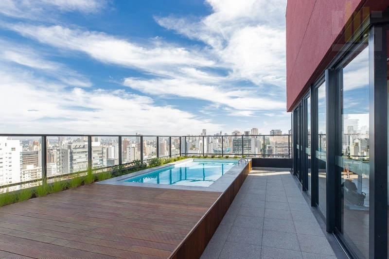 Apartamento em 1 dormitório em Pinheiros, varanda com linda vista: 38ª foto da galeria de imagens do imóvel