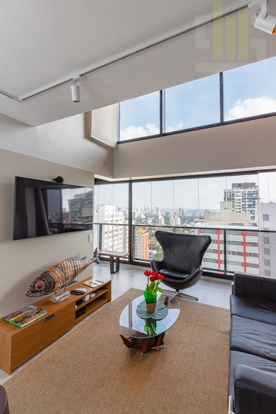Apartamento em 1 dormitório em Pinheiros, varanda com linda vista: 22ª foto da galeria de imagens do imóvel