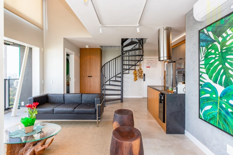 Apartamento em 1 dormitório em Pinheiros, varanda com linda vista: 11ª foto da galeria de imagens do imóvel
