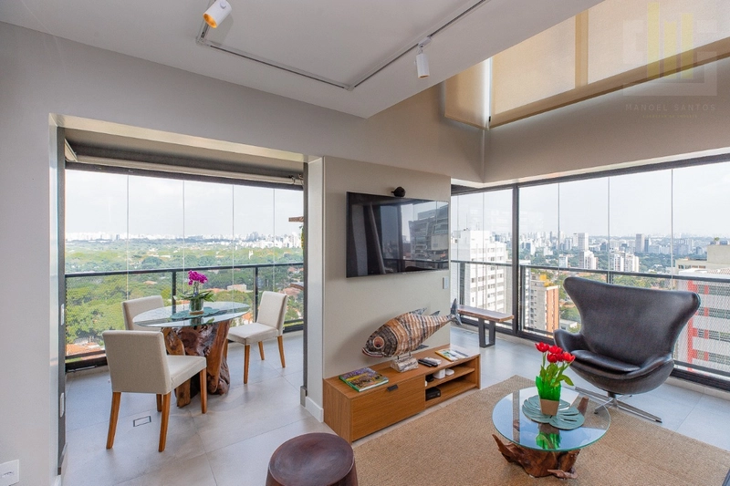 Apartamento em 1 dormitório em Pinheiros, varanda com linda vista: 21ª foto da galeria de imagens do imóvel