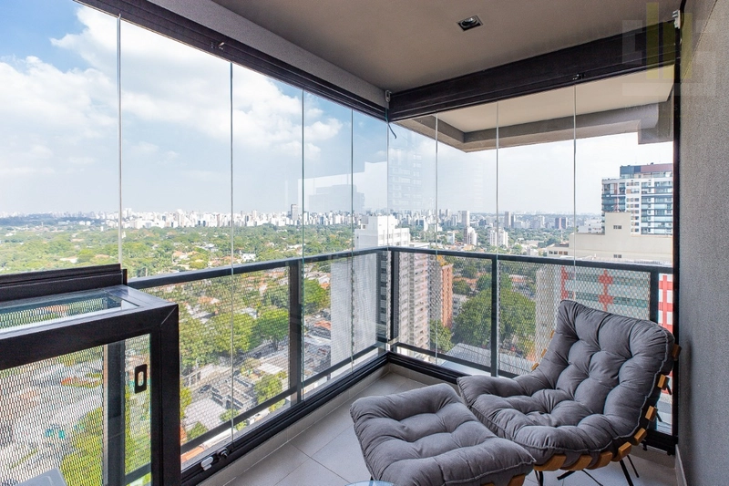 Apartamento em 1 dormitório em Pinheiros, varanda com linda vista: 32ª foto da galeria de imagens do imóvel