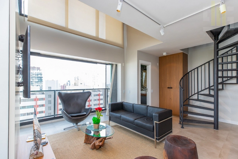 Apartamento em 1 dormitório em Pinheiros, varanda com linda vista: 10ª foto da galeria de imagens do imóvel
