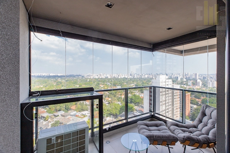 Apartamento em 1 dormitório em Pinheiros, varanda com linda vista: 31ª foto da galeria de imagens do imóvel