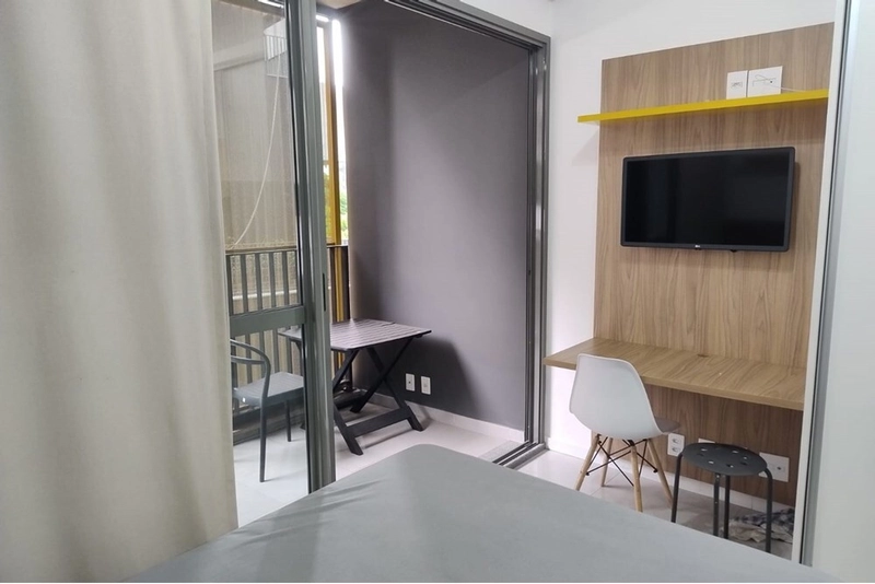 Studio mobiliado perto do metrô Vila Madalena: 4ª foto da galeria de imagens do imóvel