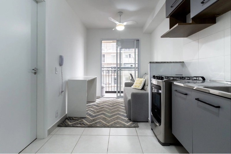 Apartamento tipo studio Semimobiliado na Vila Romana: 2ª foto da galeria de imagens do imóvel