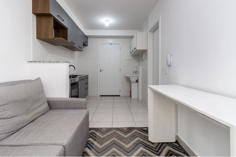 Apartamento tipo studio Semimobiliado na Vila Romana: 4ª foto da galeria de imagens do imóvel