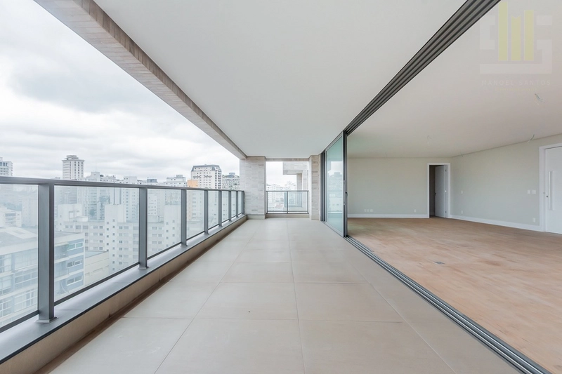Apartamento em Higienópolis com varanda e churrasqueira: 8ª foto da galeria de imagens do imóvel