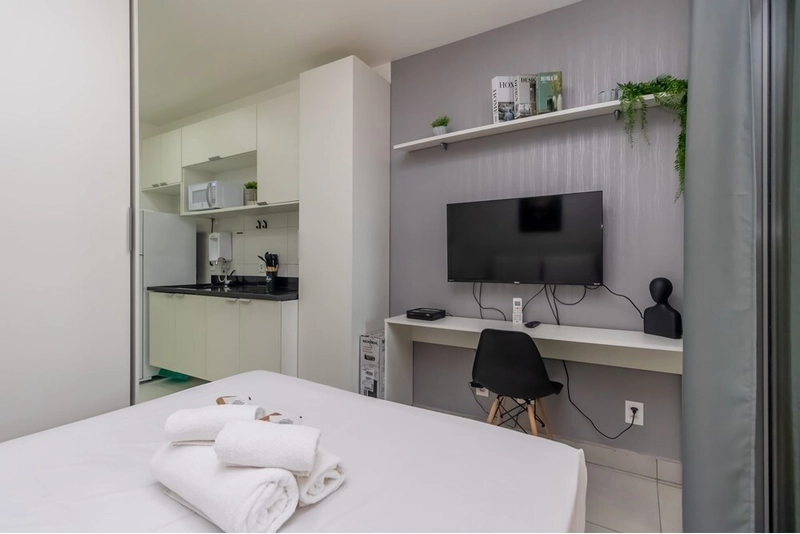 Studio mobiliado perto do metrô na Vila Madalena: 6ª foto da galeria de imagens do imóvel