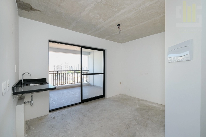 Apartamento 1 dormitório no Bom Retiro, novo com varanda, vaga e lazer: 2ª foto da galeria de imagens do imóvel