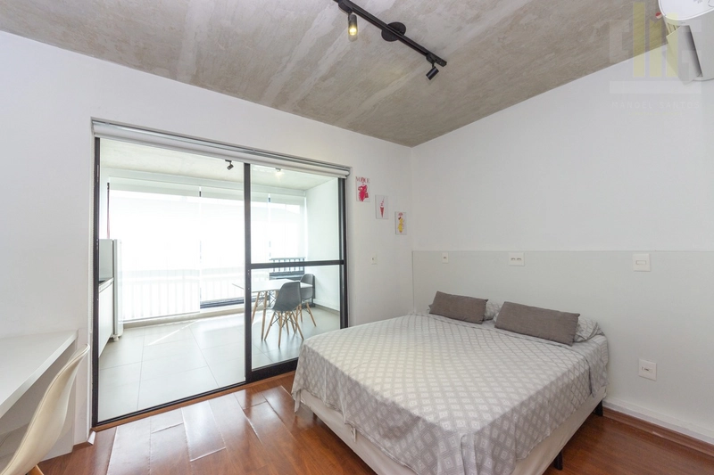 Apartamento studio no Bom Retiro, novo com varanda, vaga e lazer: 8ª foto da galeria de imagens do imóvel