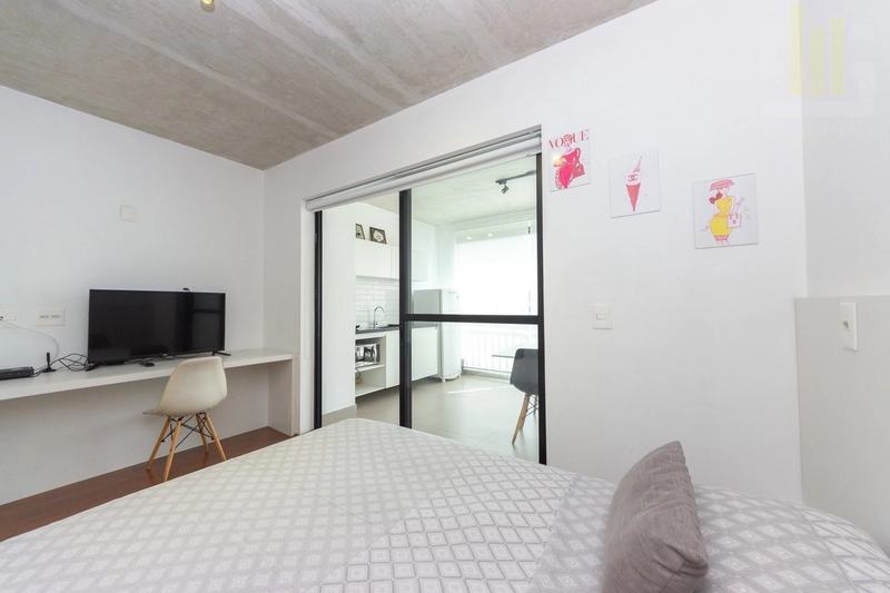 Apartamento studio no Bom Retiro, novo com varanda, vaga e lazer: 4ª foto da galeria de imagens do imóvel