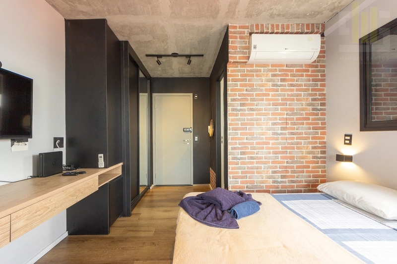 Apartamento studio no Bom Retiro, novo com varanda e lazer: 6ª foto da galeria de imagens do imóvel