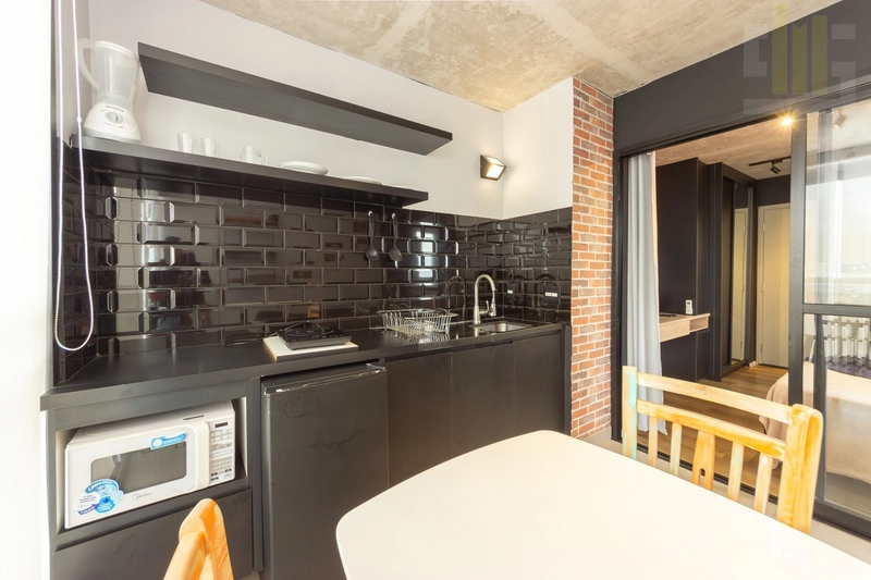 Apartamento studio no Bom Retiro, novo com varanda e lazer: 11ª foto da galeria de imagens do imóvel
