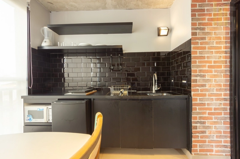 Apartamento studio no Bom Retiro, novo com varanda e lazer: 5ª foto da galeria de imagens do imóvel