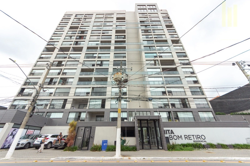 Apartamento studio no Bom Retiro, novo com varanda e lazer: 23ª foto da galeria de imagens do imóvel